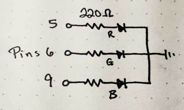 Schematic of the build